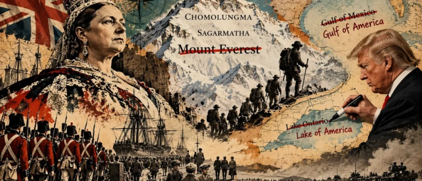 Imperial Maps and Renamed Peaks