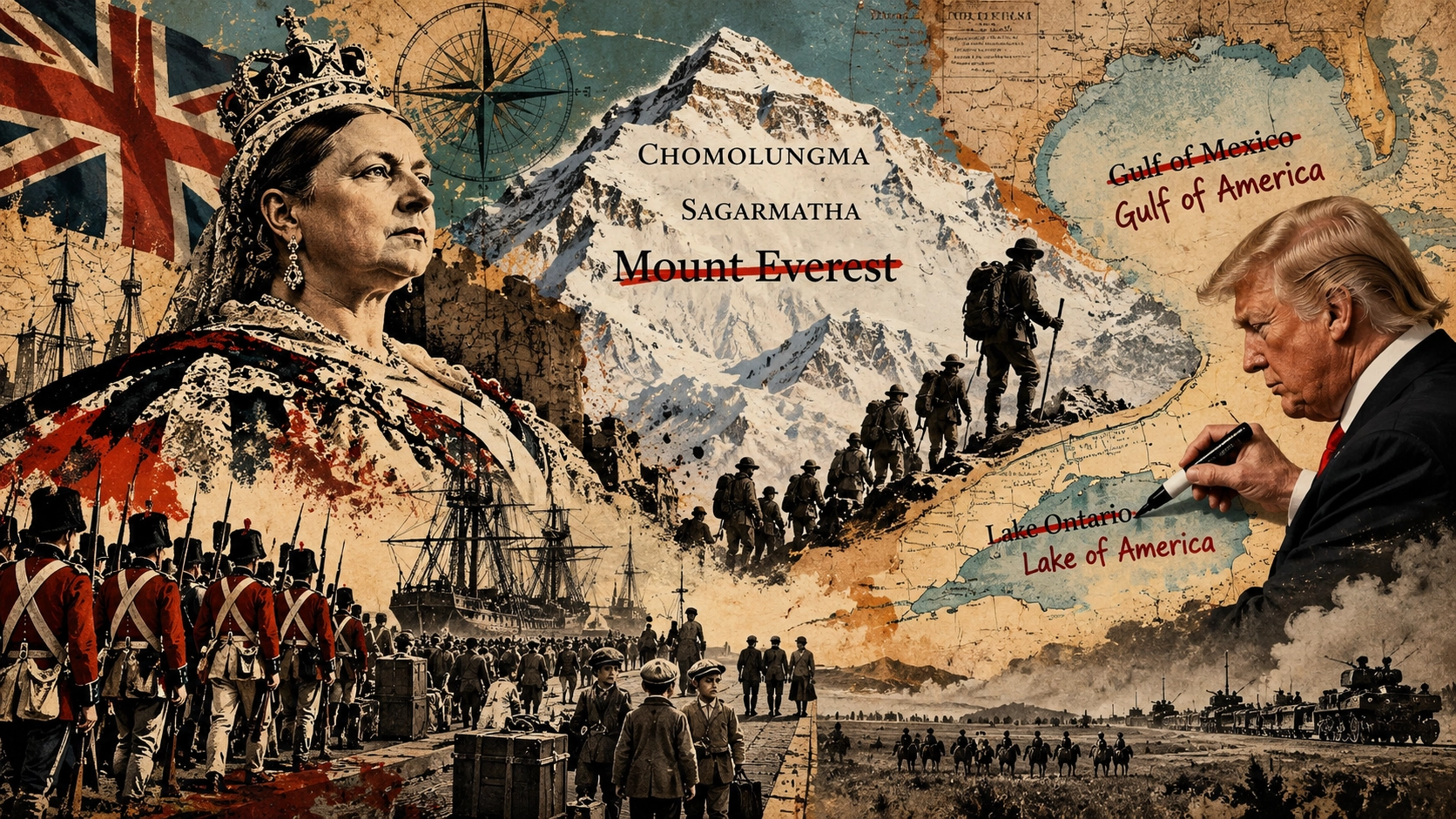 Imperial Maps and Renamed Peaks